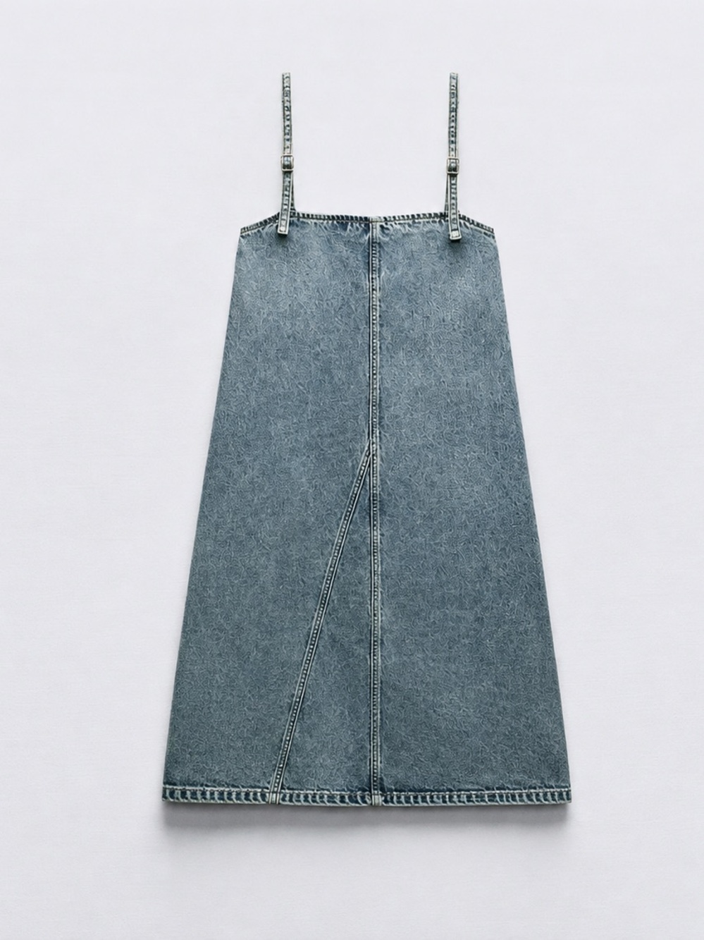 ZARA denim midi dress size XS